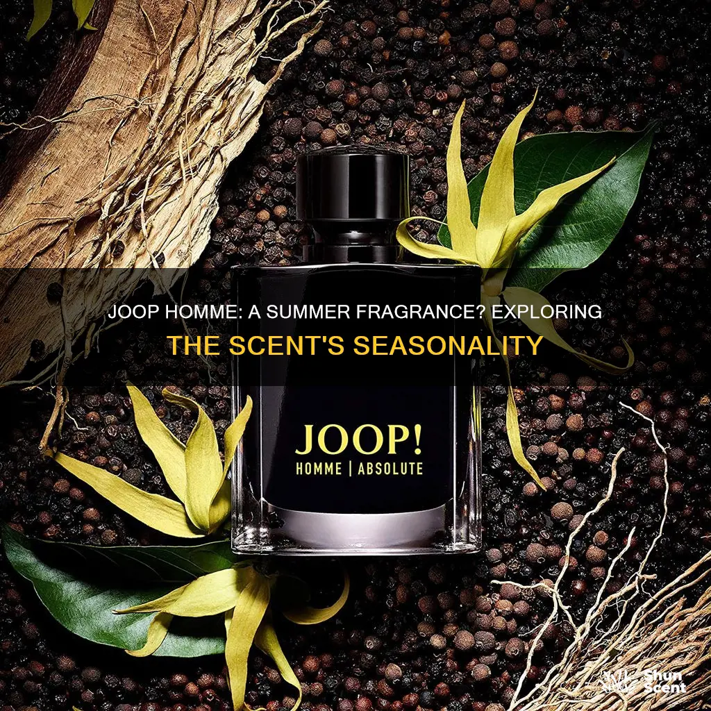 is joop homme a summer fragrance