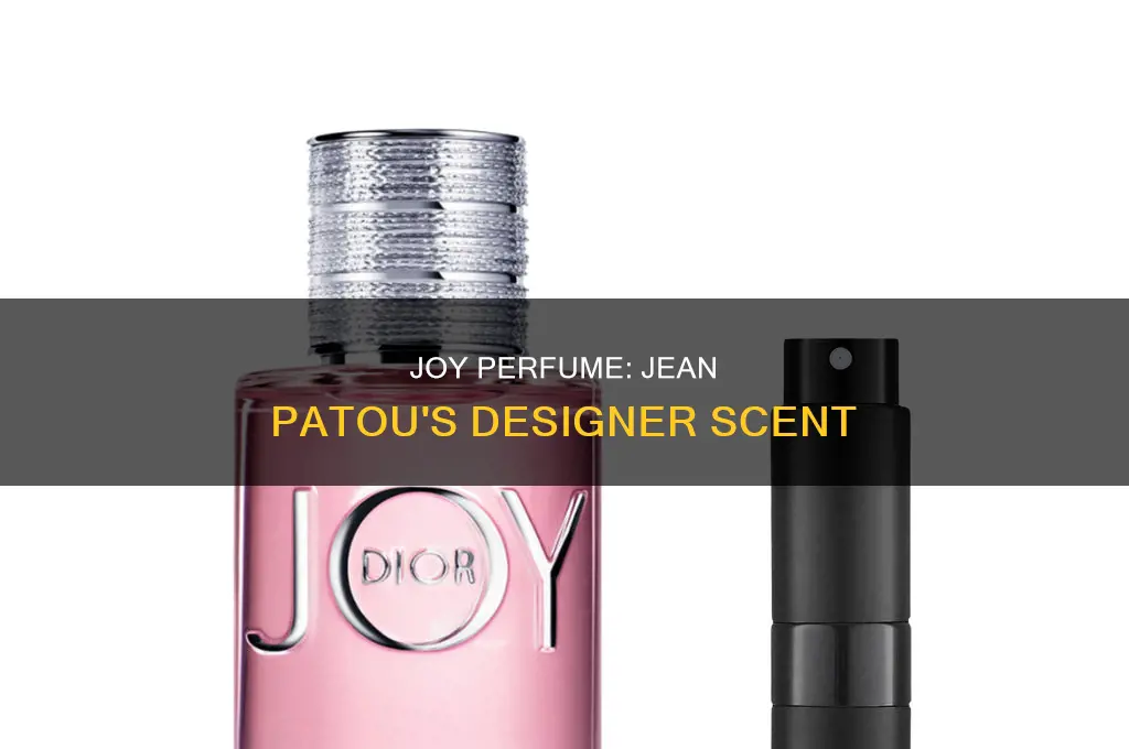 is joy perfume by jean patou a designer perfume