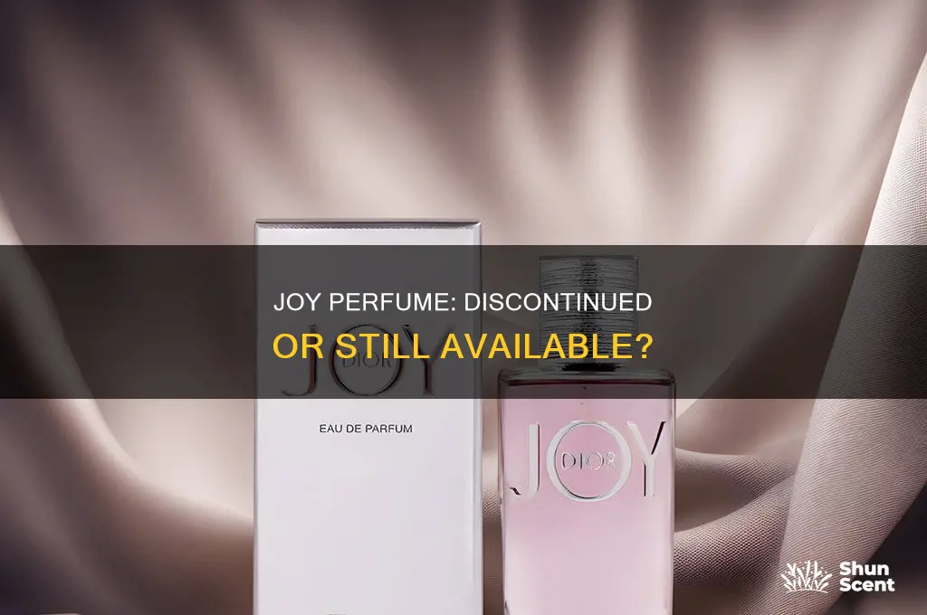 is joy perfume discontinued