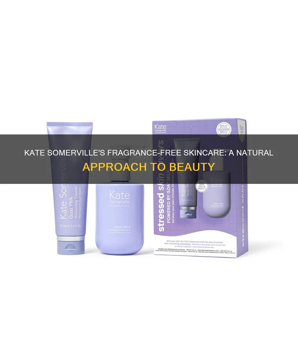 is kate somerville fragrance free