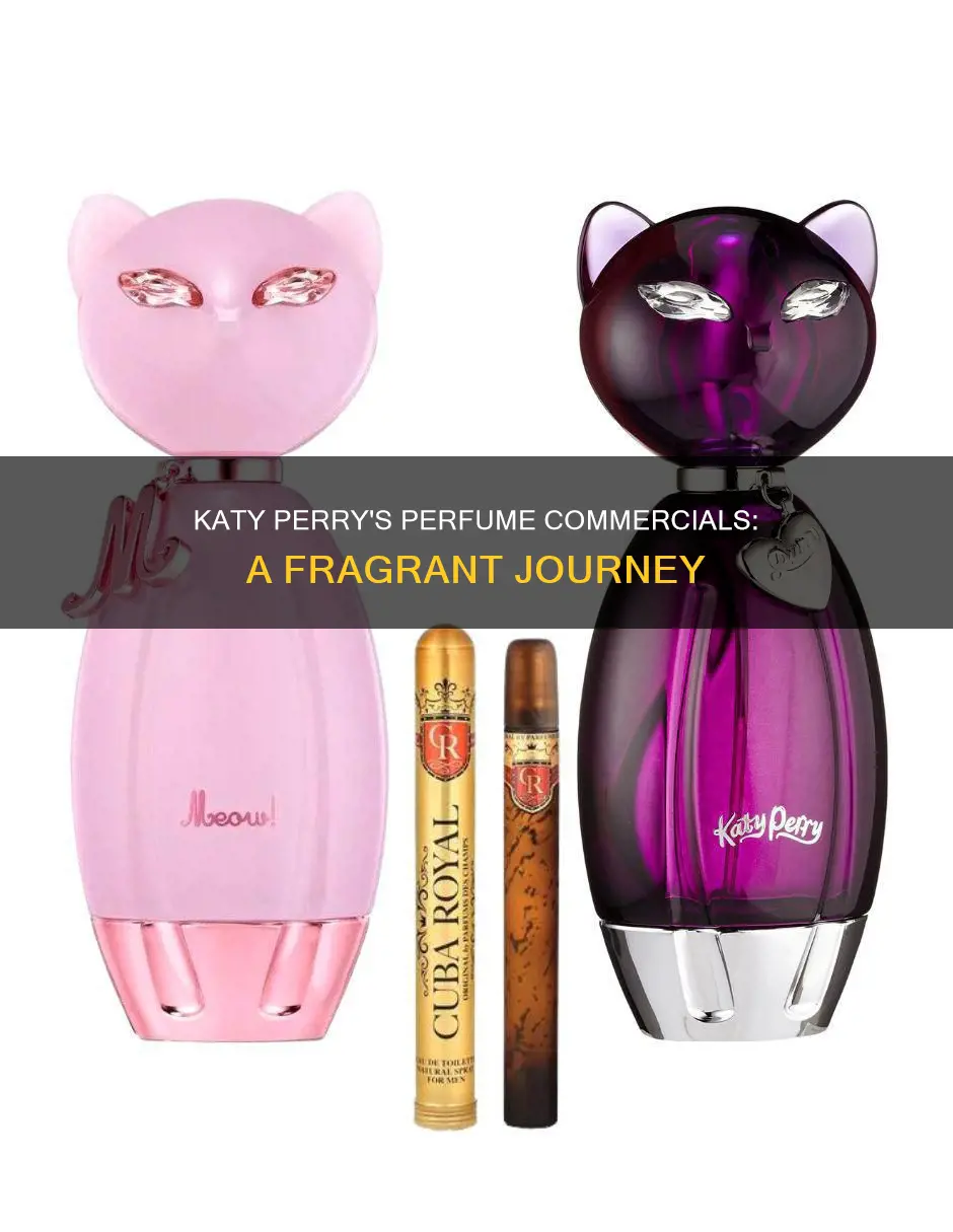 is katy perry in a perfume commercial