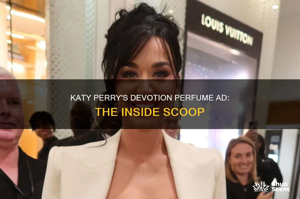 is katy perry in the devotion perfume commercial