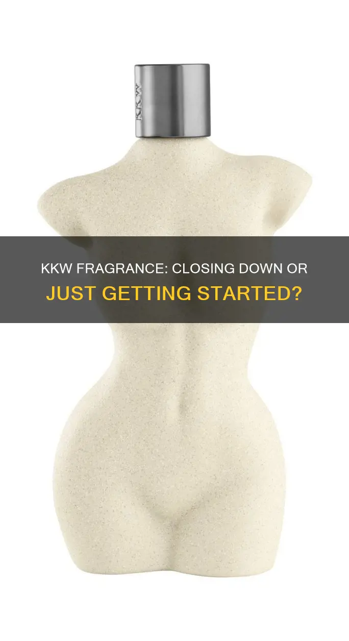 is kkw fragrance closing