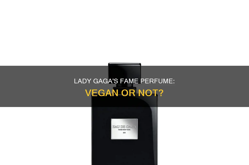 is lady gaga fame perfume vegan
