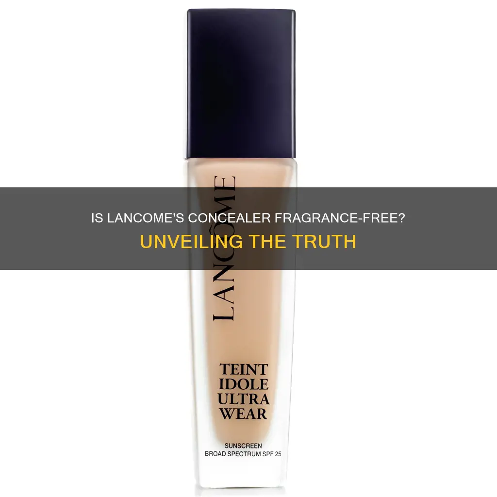 is lancome concealer fragrance free