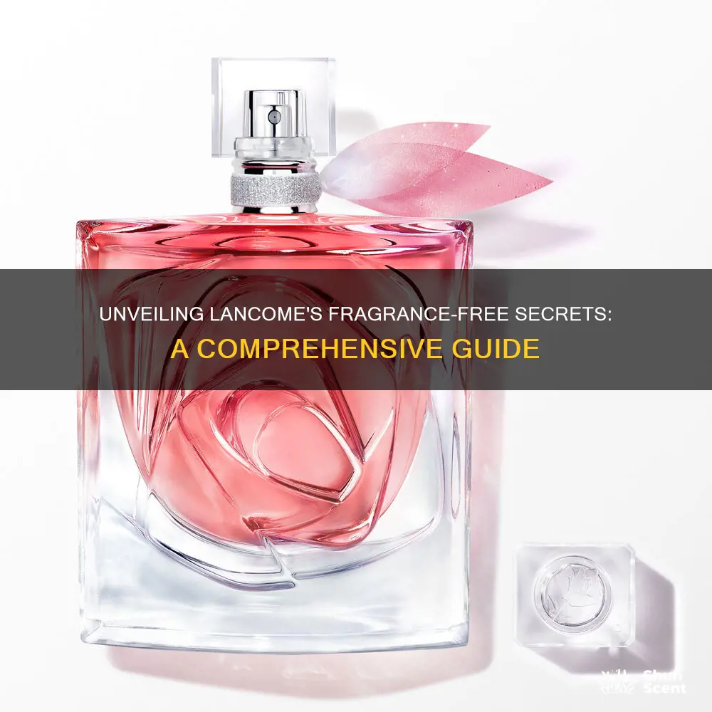 is lancome fragrance free