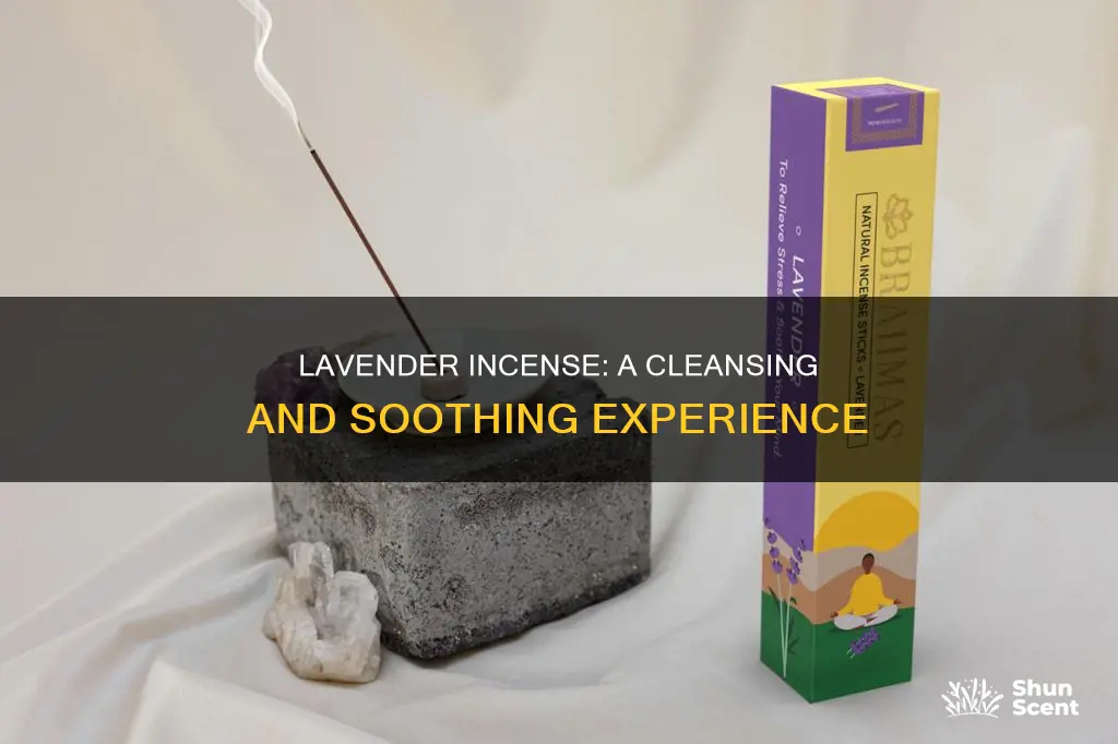 is lavender incense good for cleansing