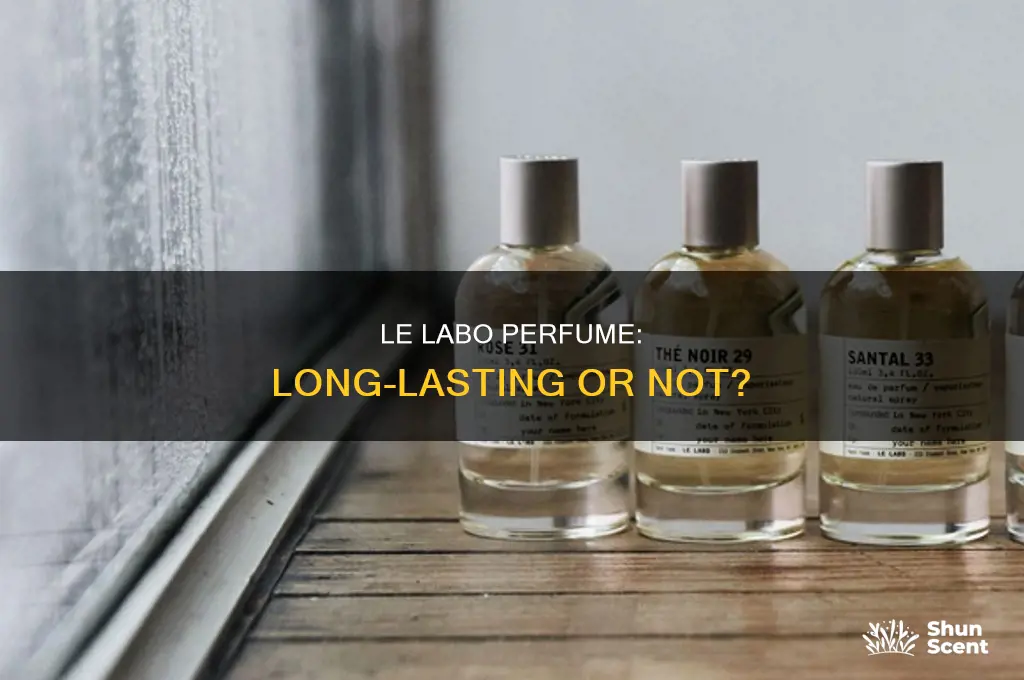 is le labo perfume long lasting