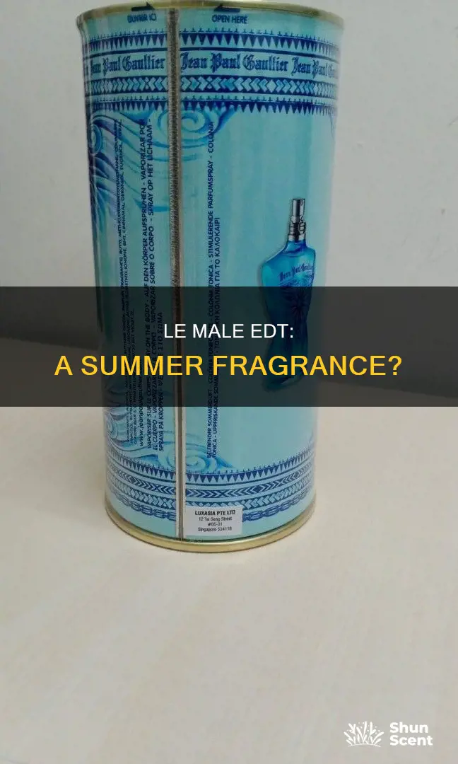 is le male edt a summer fragrance