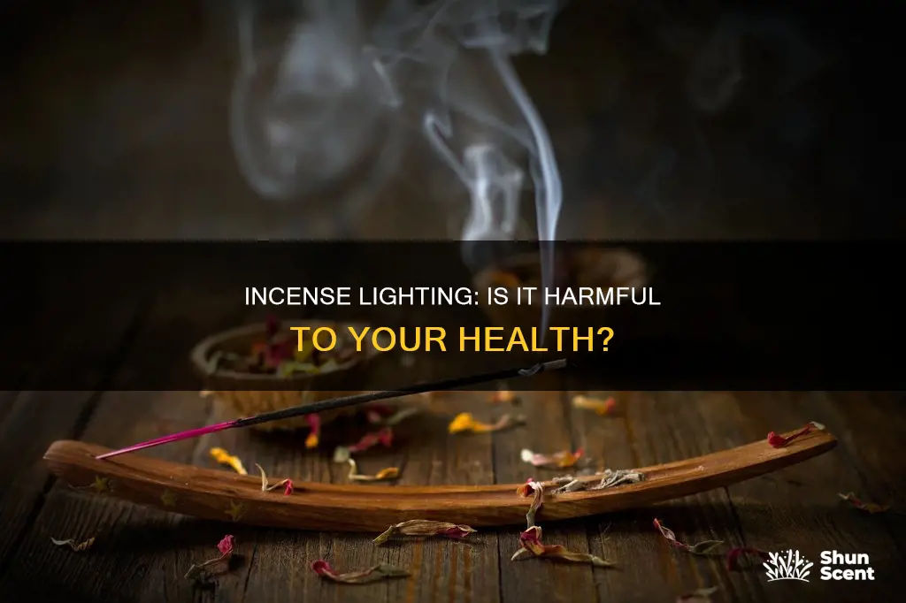 is lighting incense bad for you