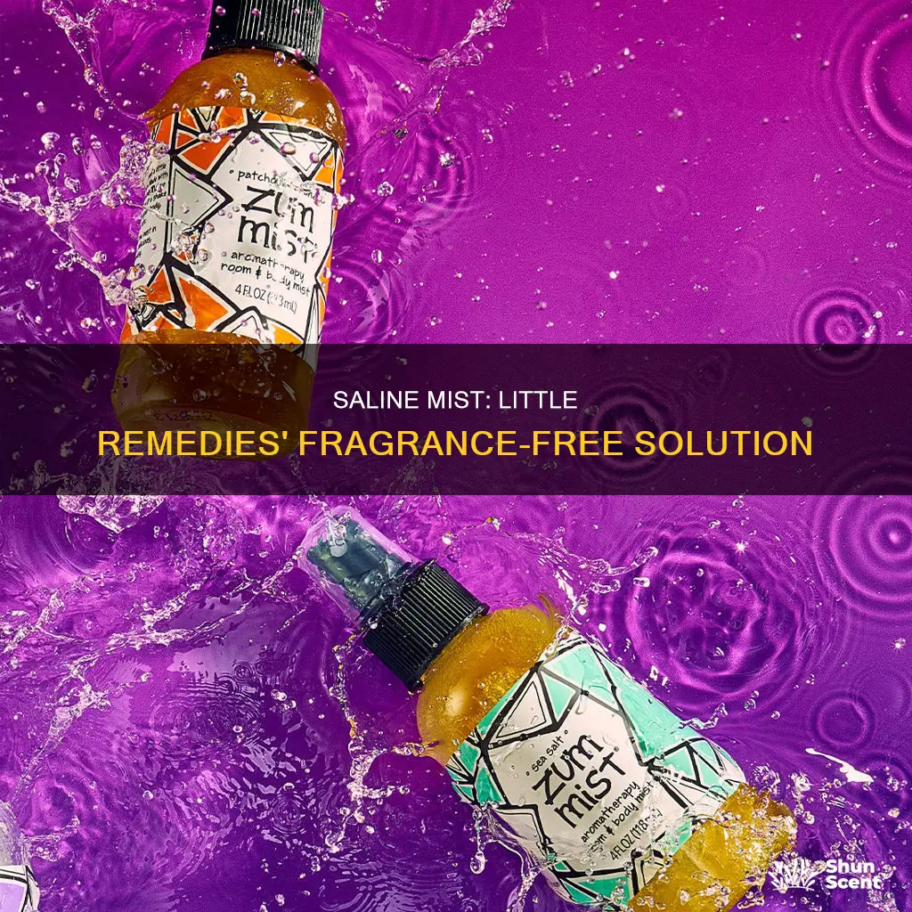 is little remedies saline mist fragrance free