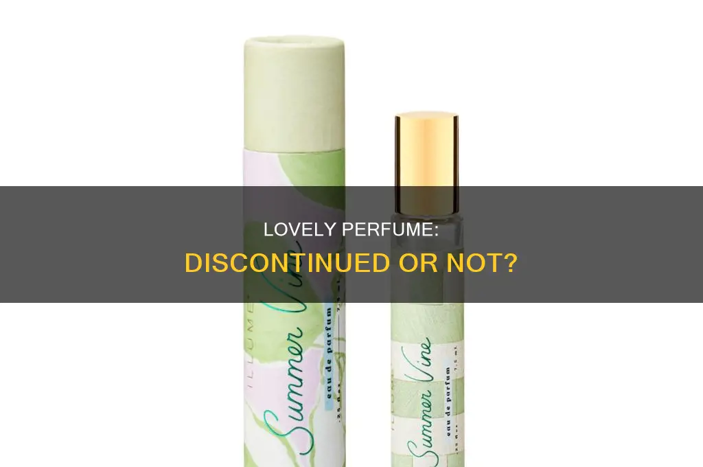 is lovely perfume discontinued
