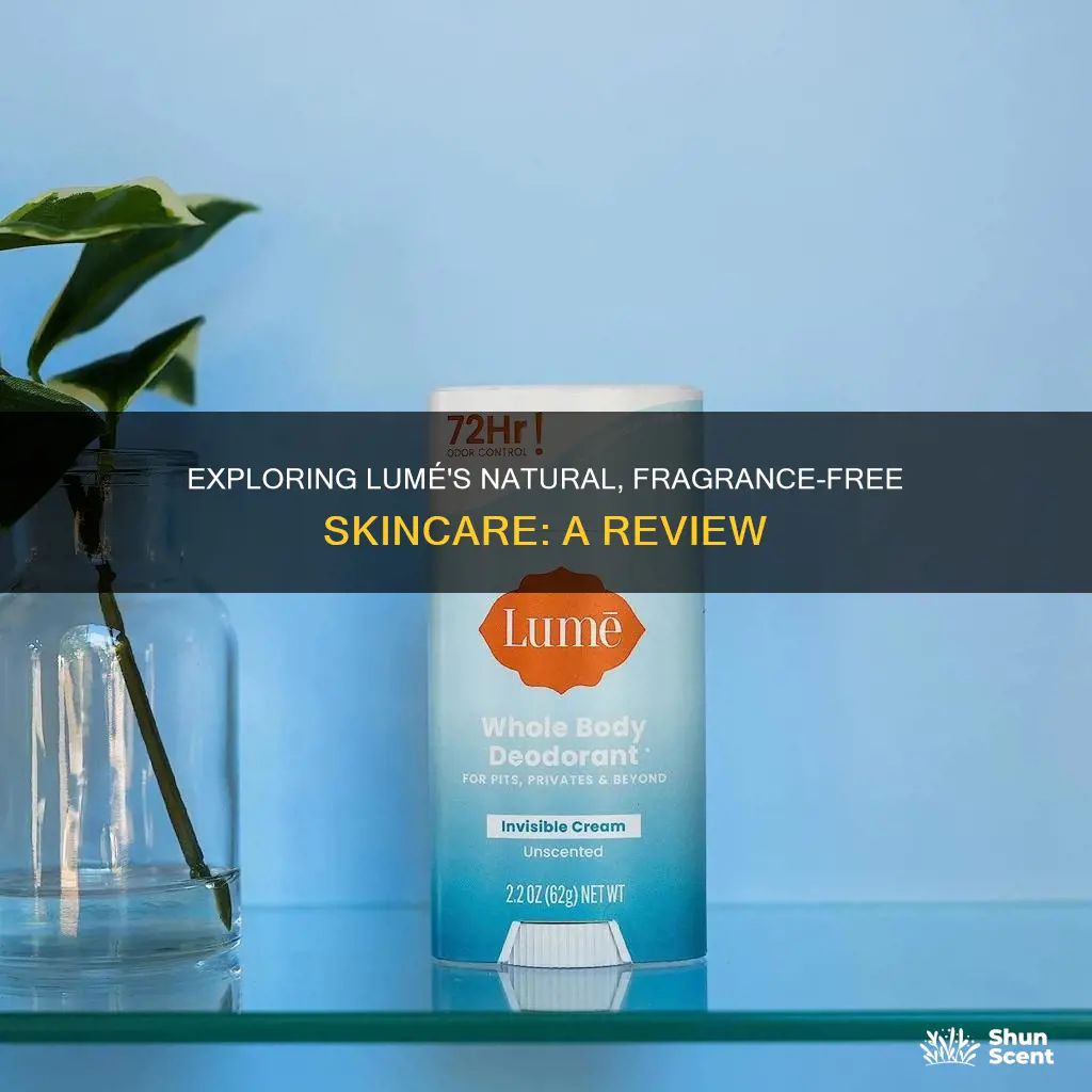 is lume fragrance free