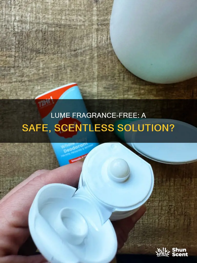 is lume fragrance free