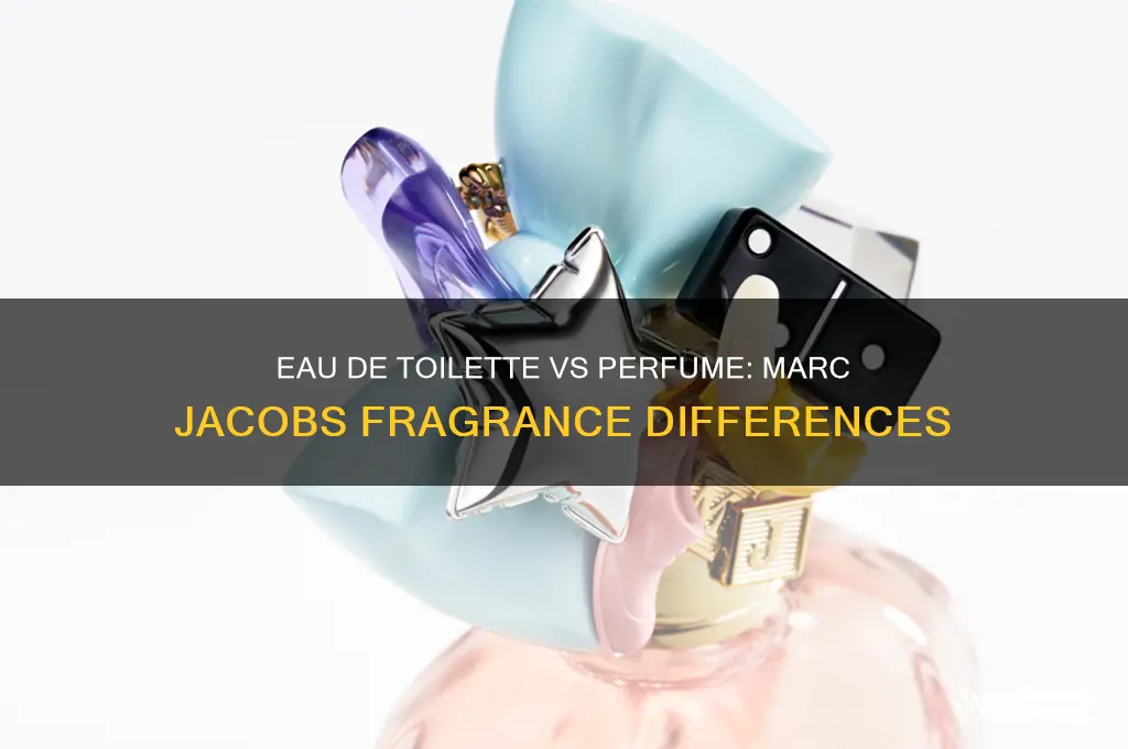 is marc jacobs eau toilette the same as perfume