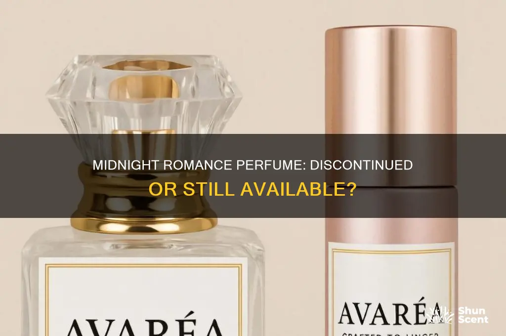 is midnight romance perfume discontinued