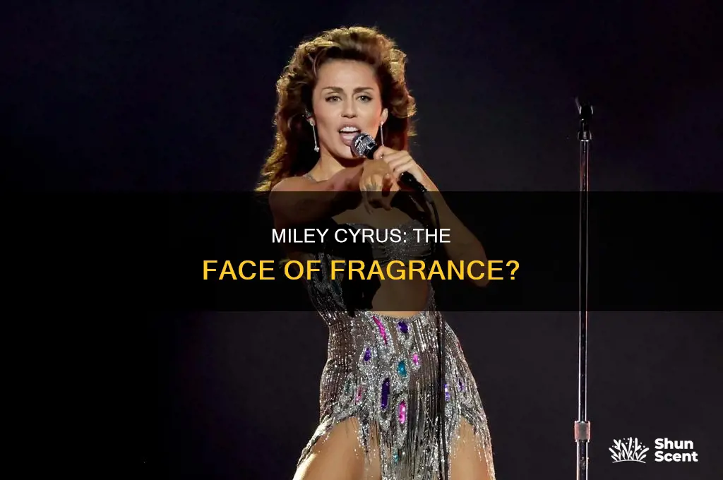 is miley cyrus in a perfume advert