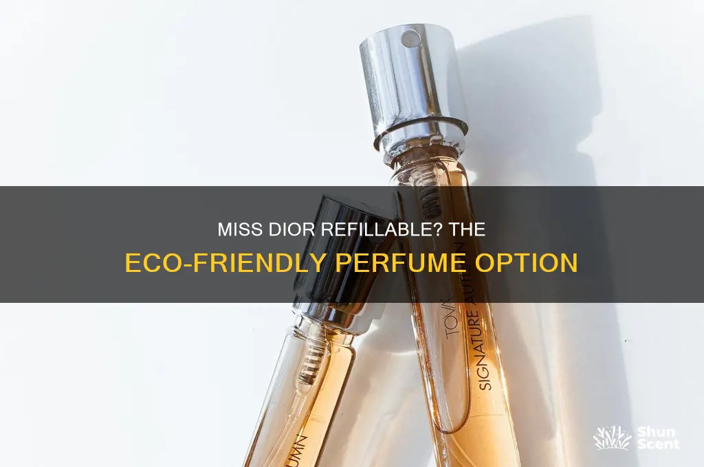 is miss dior perfume refillable