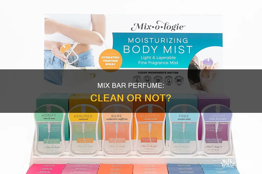 is mix bar perfume clean
