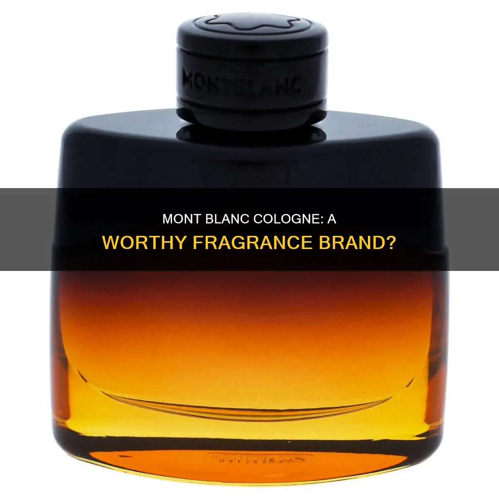 is mont blanc cologne a good brand