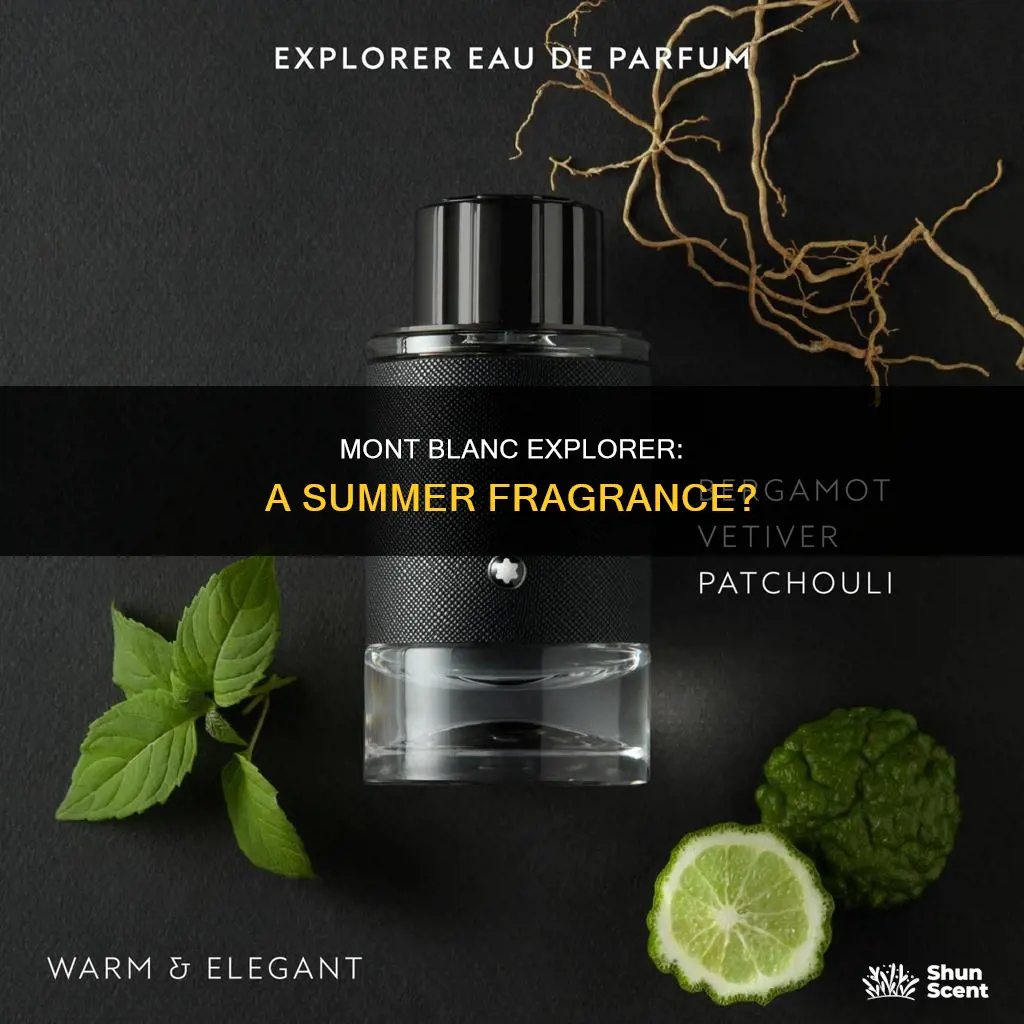 is mont blanc explorer a summer fragrance