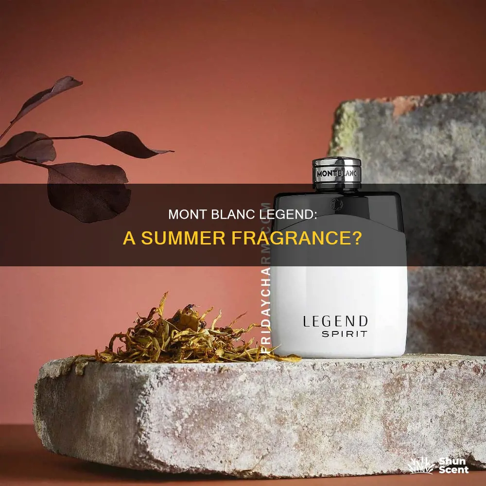 is mont blanc legend a summer fragrance