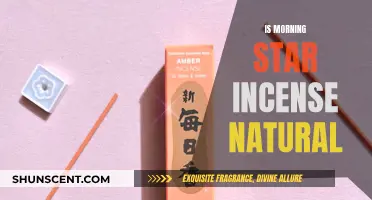 Incense's Natural Mystery: Morning Star's Fragrance