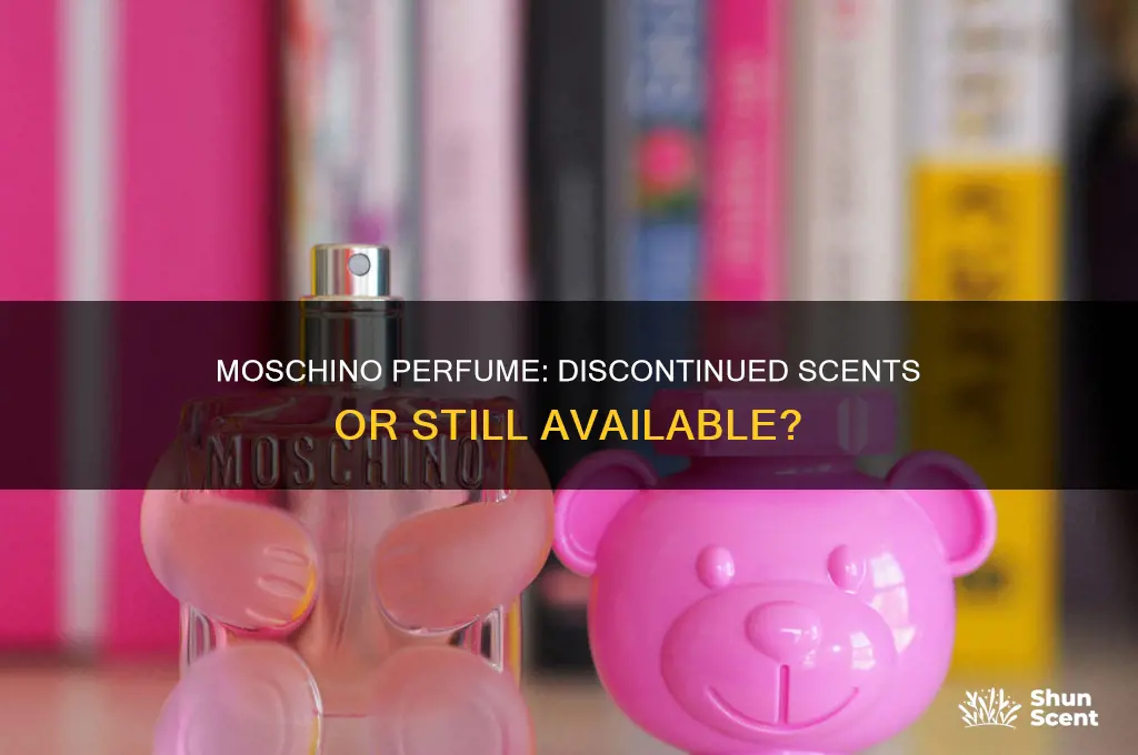 is moschino perfume discontinued