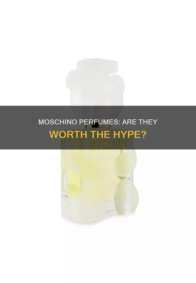 is moschino perfume good