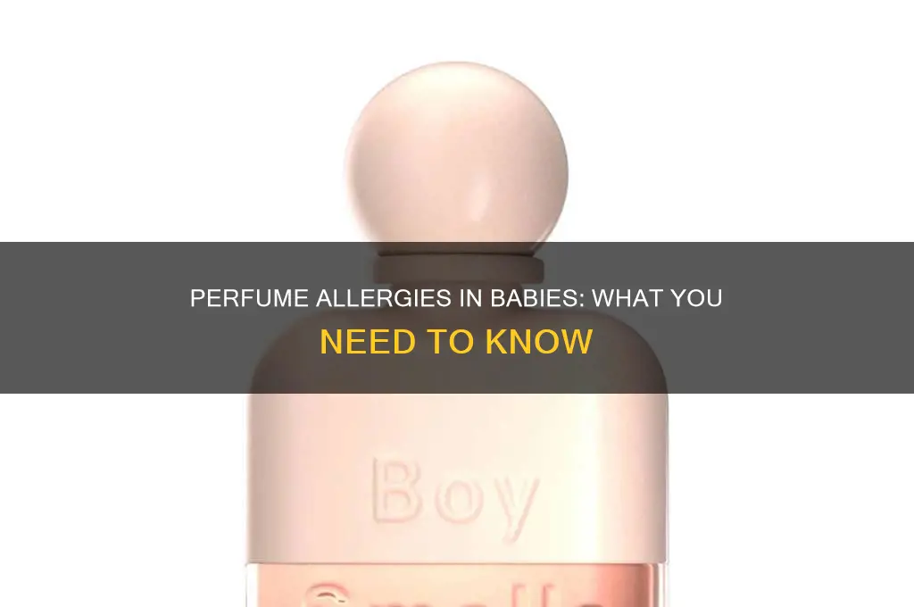 is my baby allergic to perfume