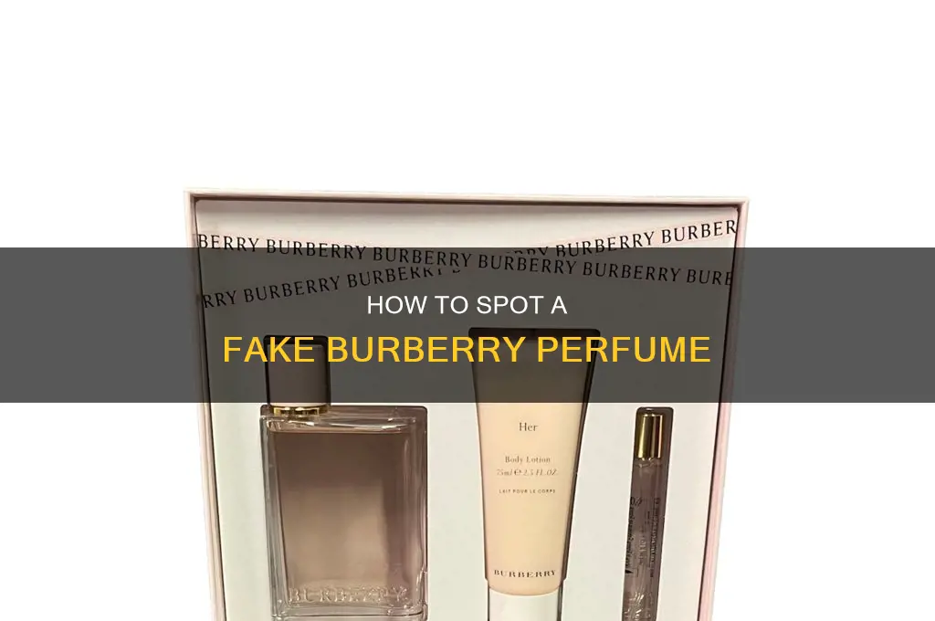 is my burberry perfume real