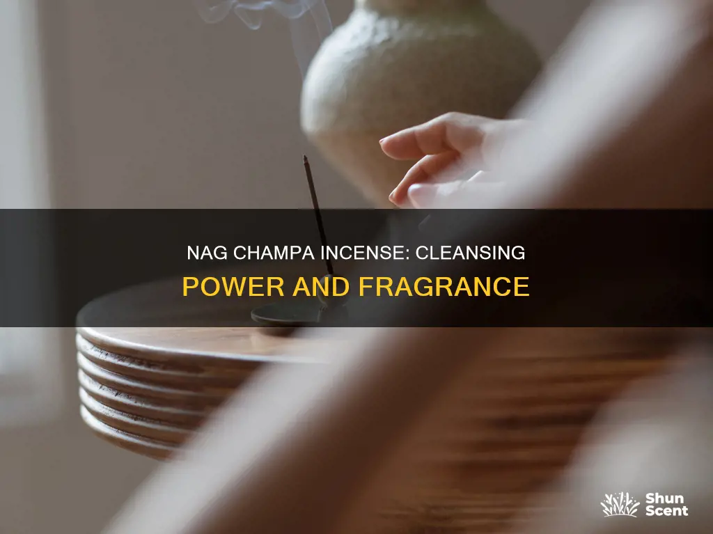 is nag champa incense good for cleansing