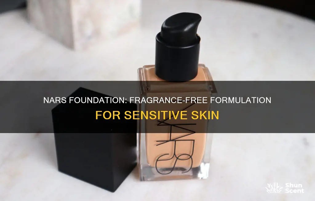 is nars foundation fragrance free