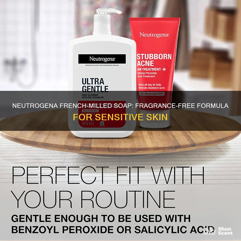 is neutrogena french milled soap fragrance free