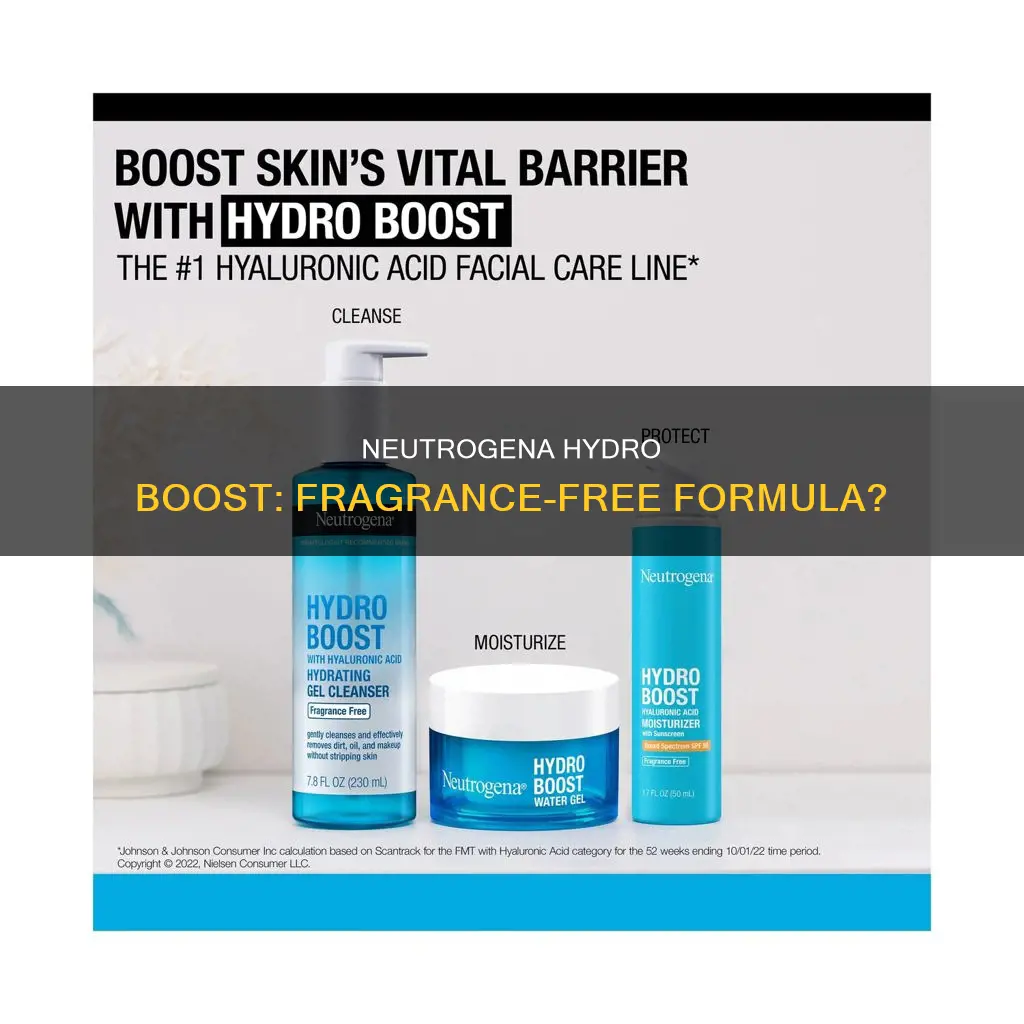 is neutrogena hydro boost water gel fragrance free