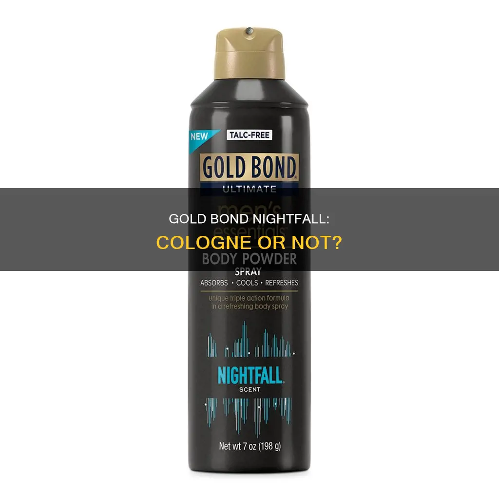 is nightfall gold bond available as a cologne