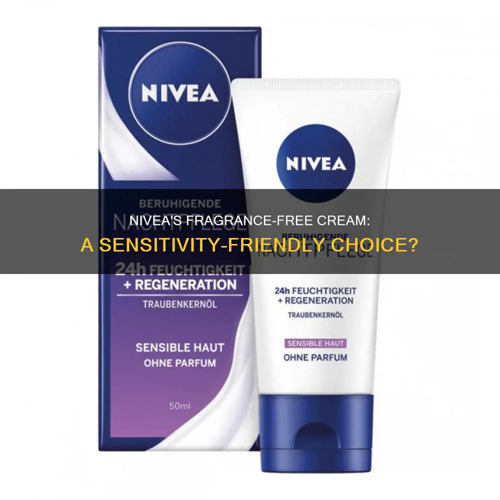 is nivea cream fragrance free