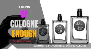 A Single Spray of Cologne: Is It Enough?