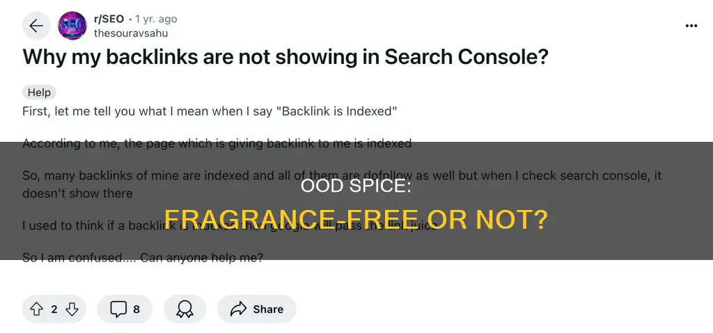 is ood spice fragrance free