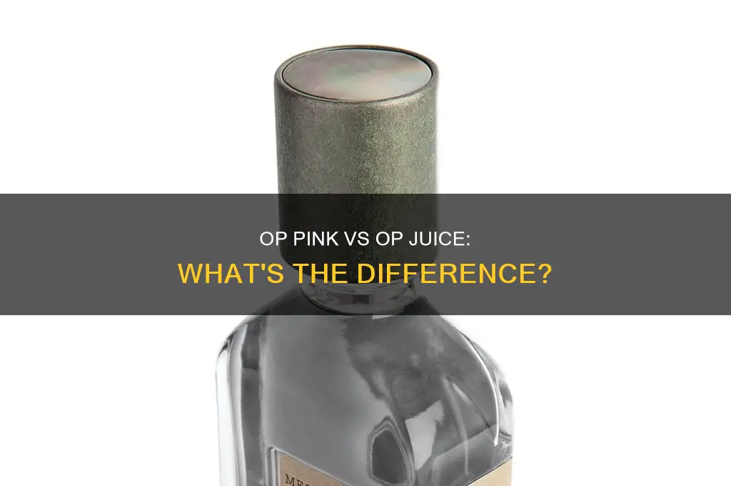 is op pink perfume the same as op juice perfume