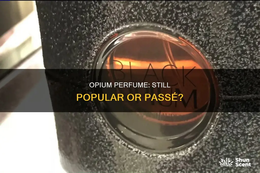 is opium perfume still popular