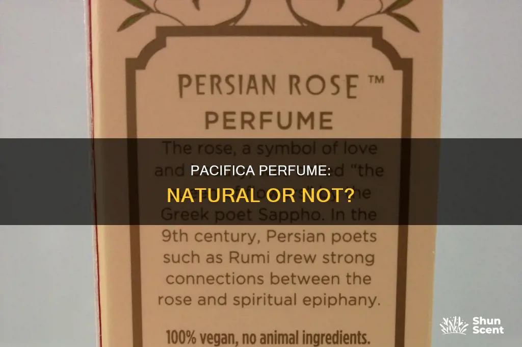 is pacifica perfume all natural