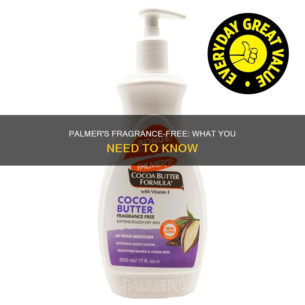 is palmers fragrance free