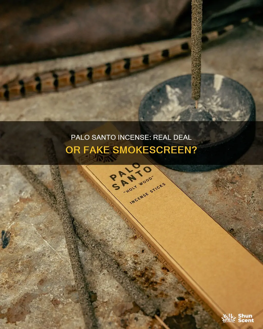 is palo santo incense made from actual palo santo