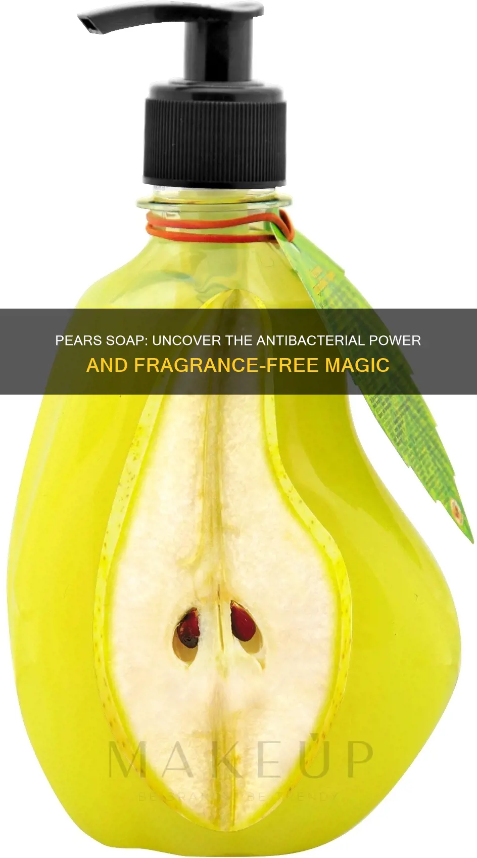 is pears soap antibacterial and fragrance free soap