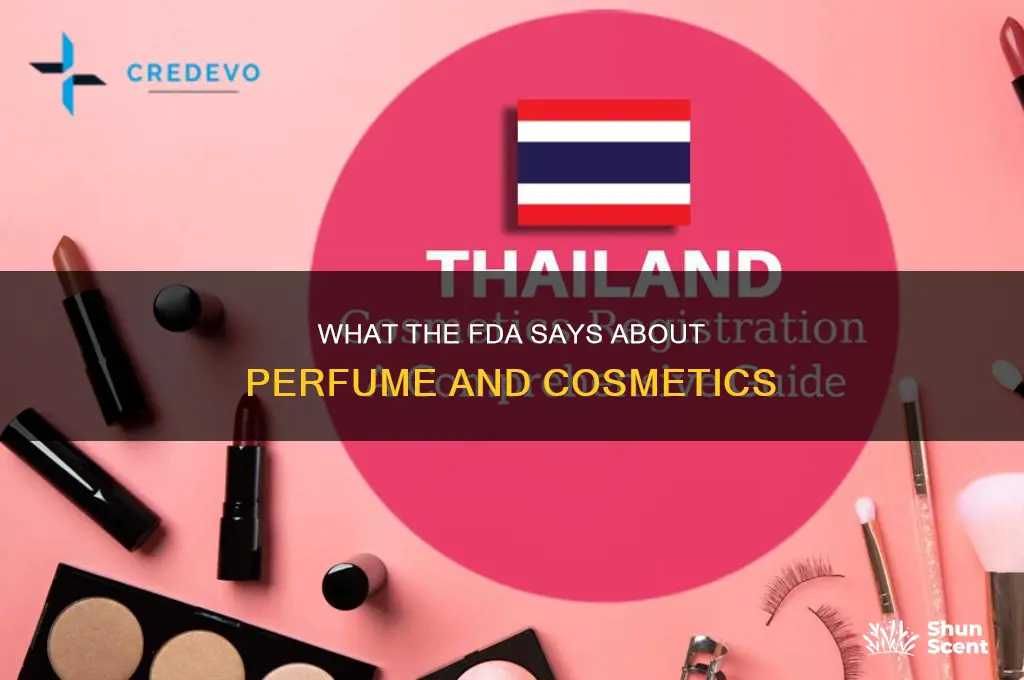 is perfume a cosmetic fda