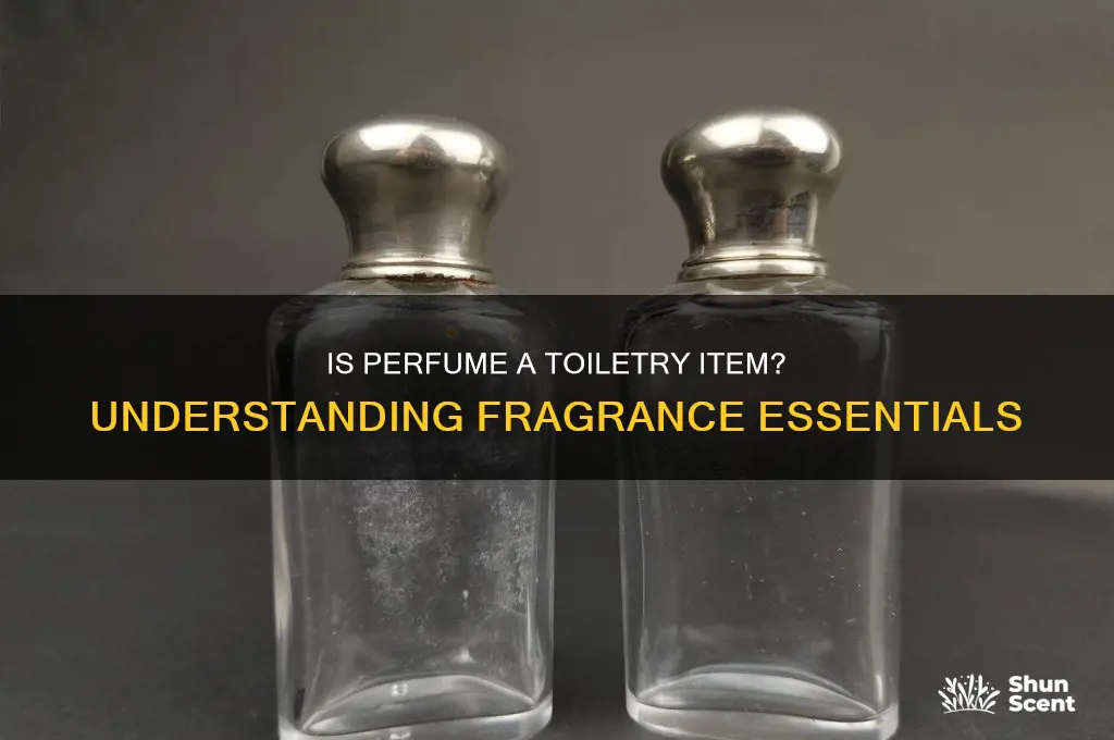 is perfume a toiletry