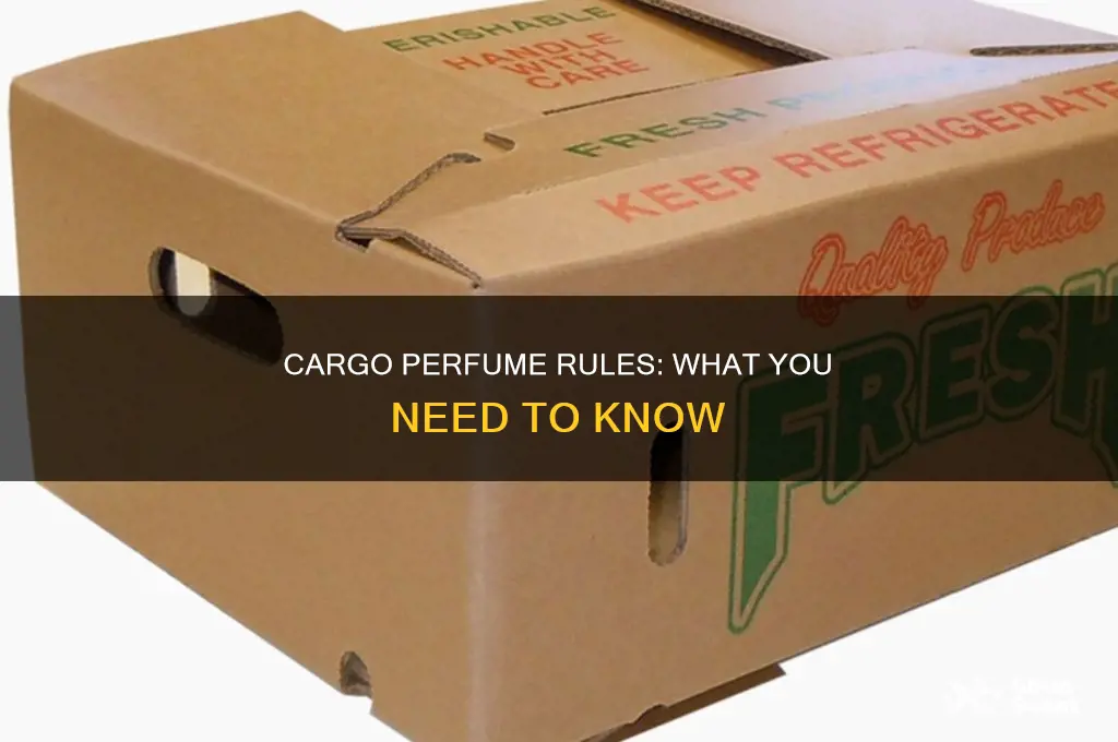 is perfume allowed in air cargo