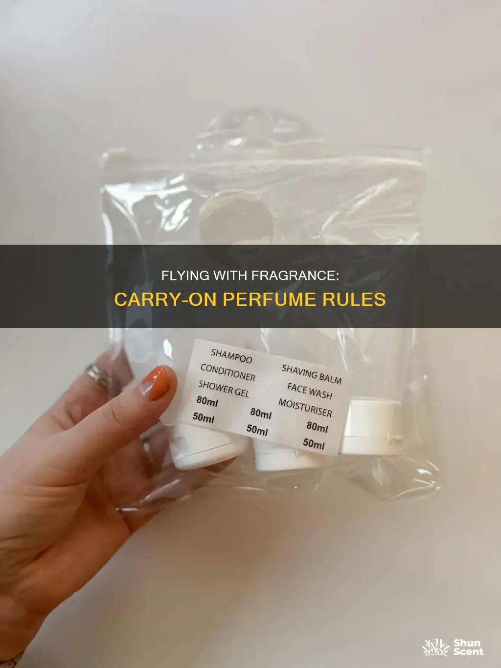 is perfume allowed in carry on