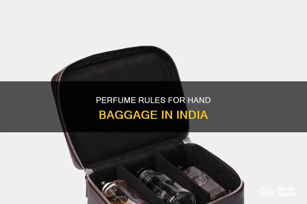 is perfume allowed in hand baggage india